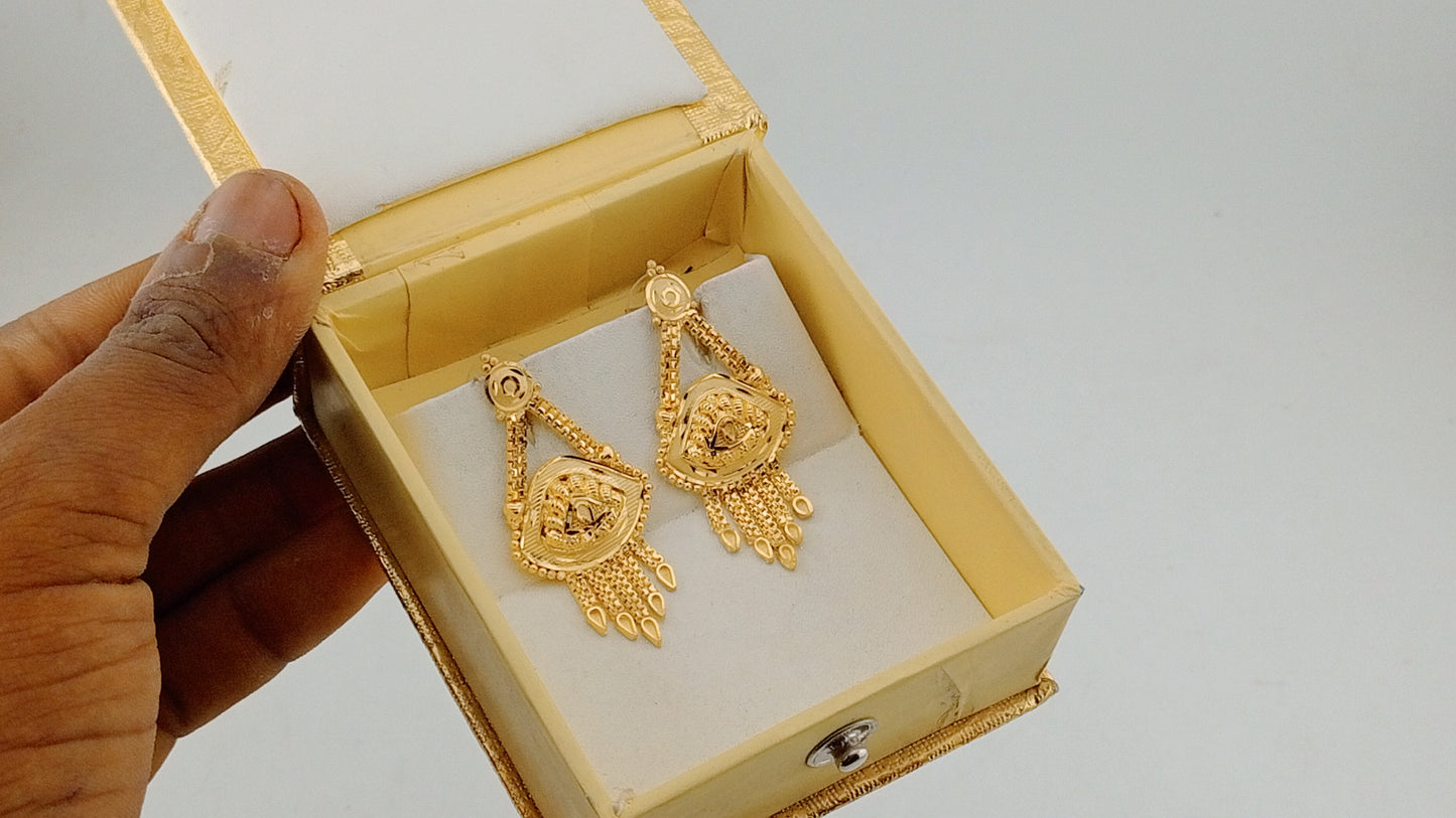 Big earrings