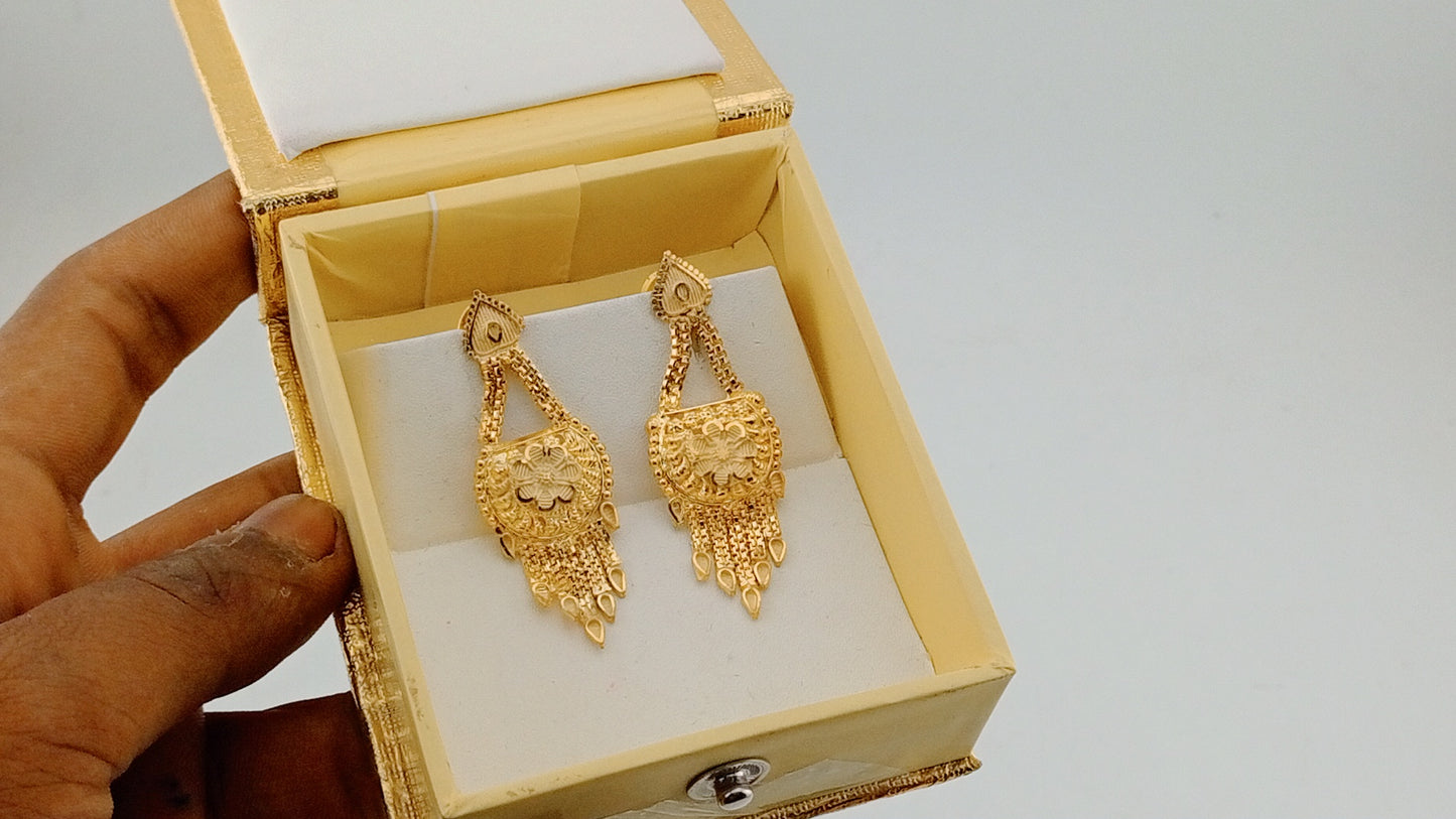 Big earrings