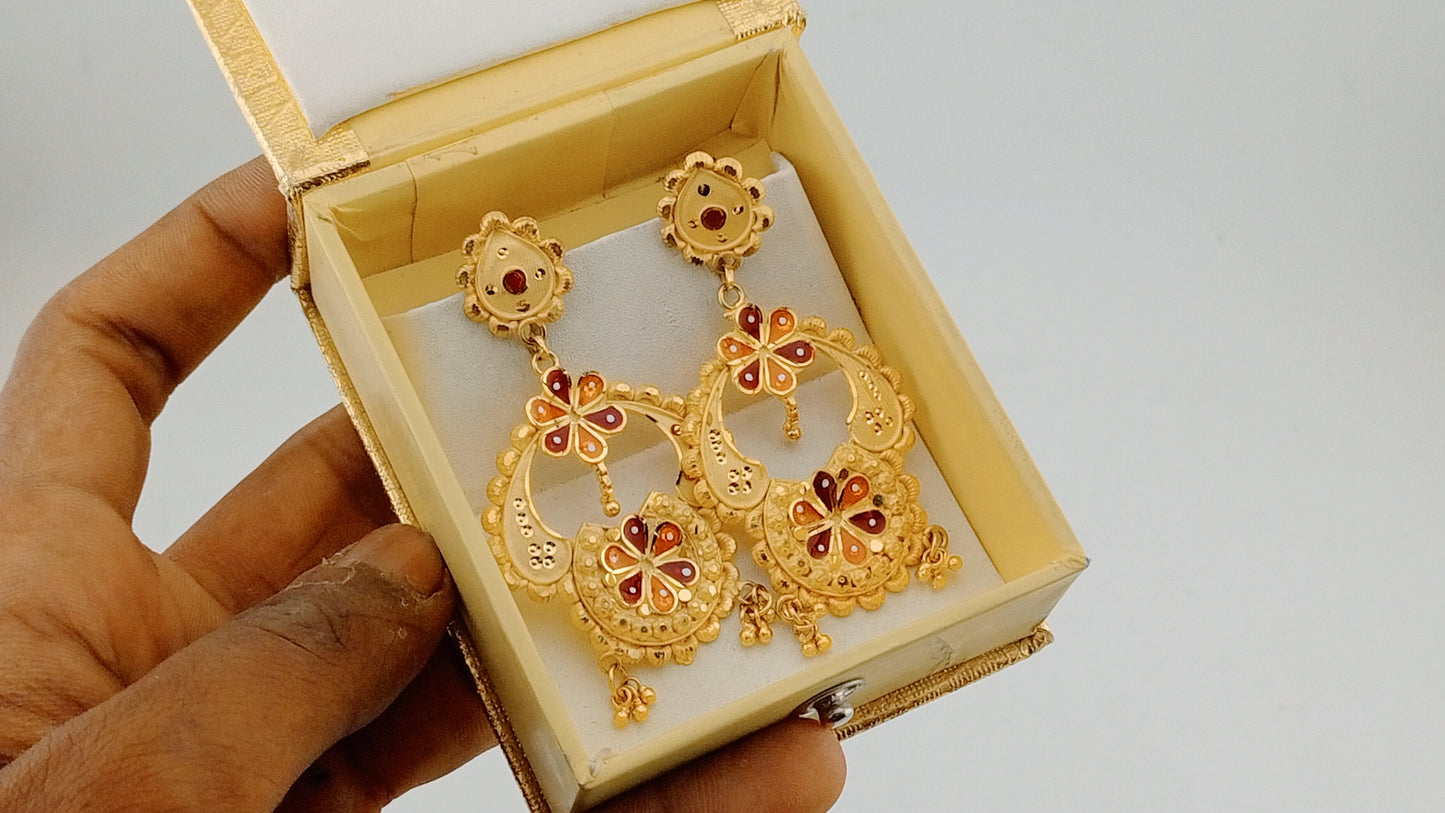 Big earrings