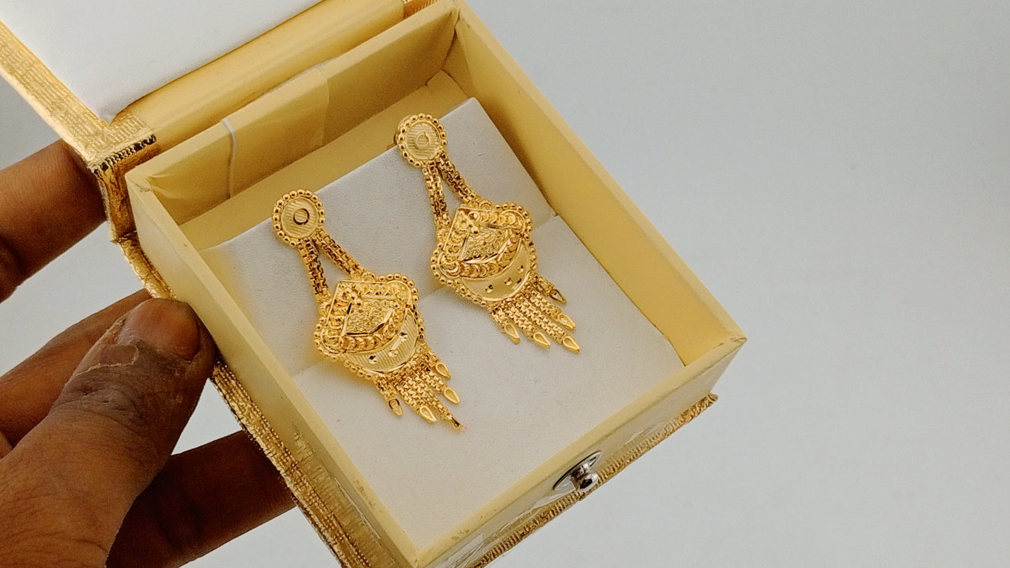 Big earrings