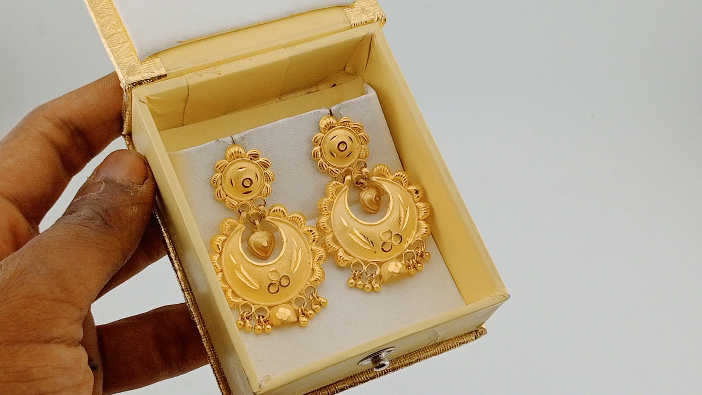 Big earrings