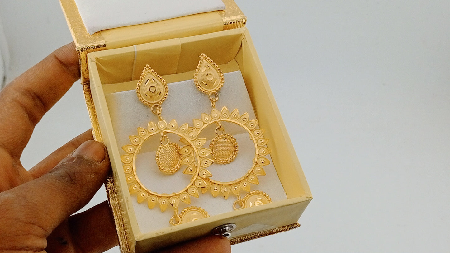 Big earrings