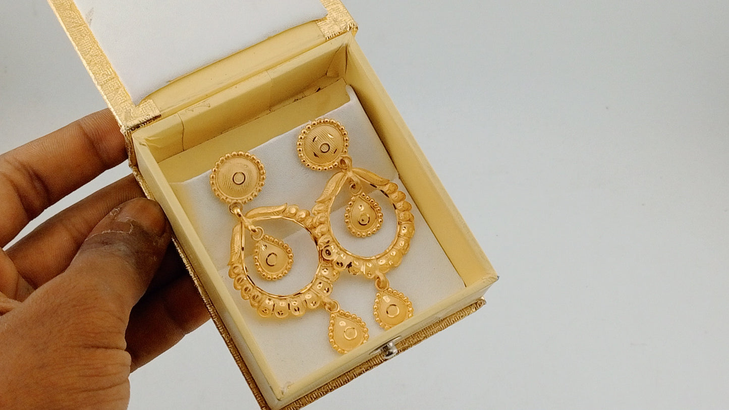 Big earrings