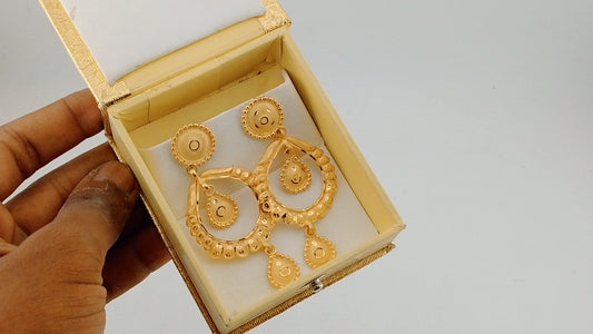 Big earrings