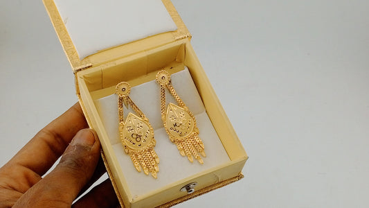 Big earrings