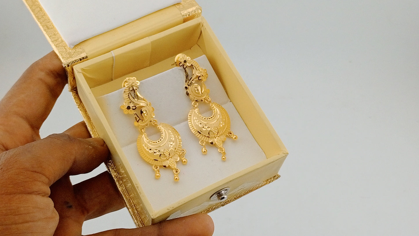 Big earrings