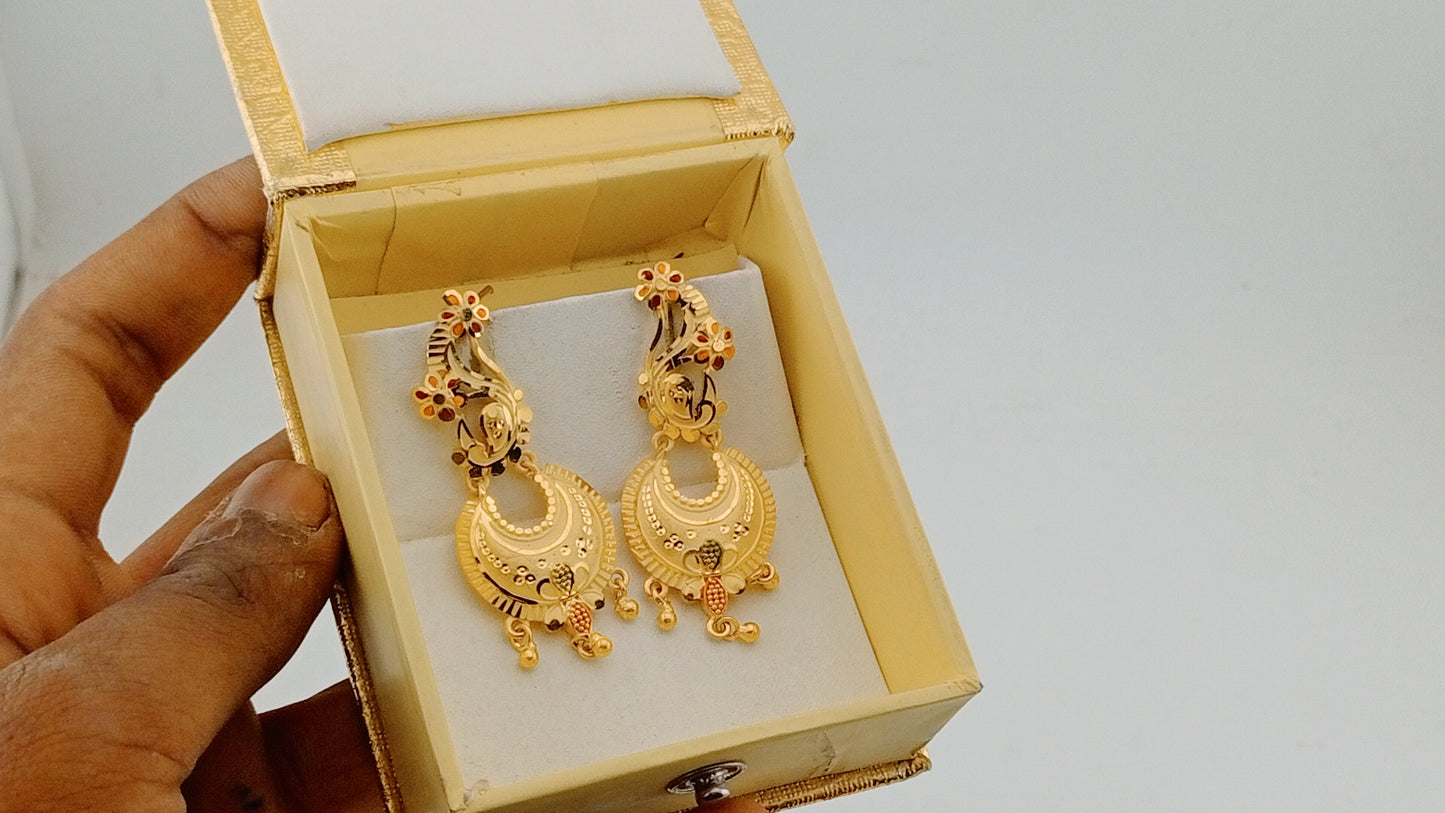 Big earrings