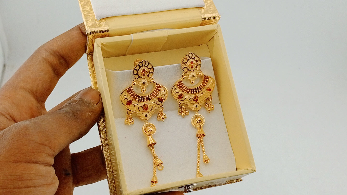 Big earrings
