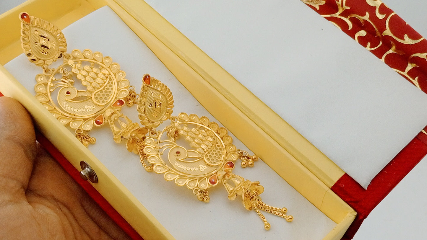 Big earrings