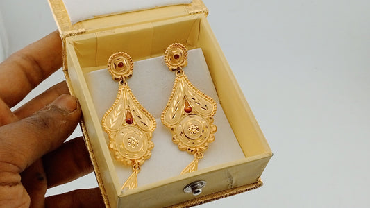 Big earrings