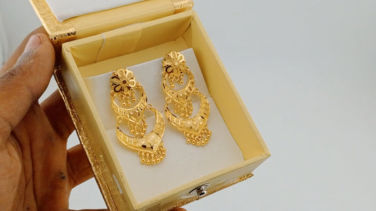 Big earrings