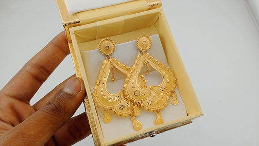 Big earrings