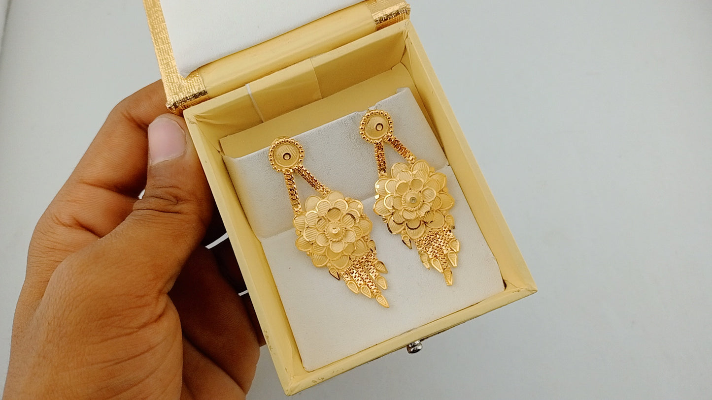 Big earrings