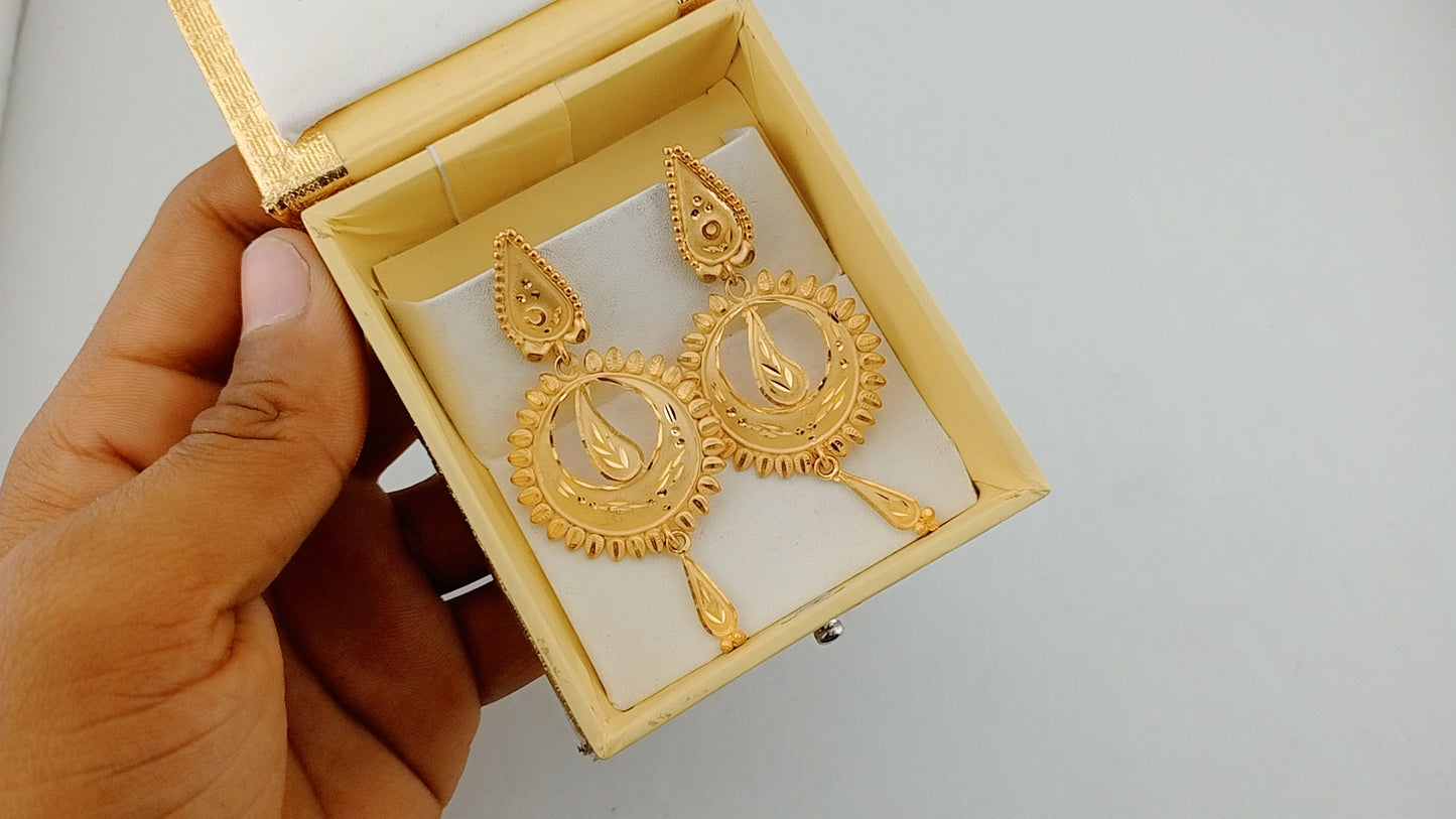 Big earrings
